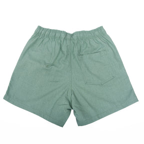 Shorts | Linho Monaco Green