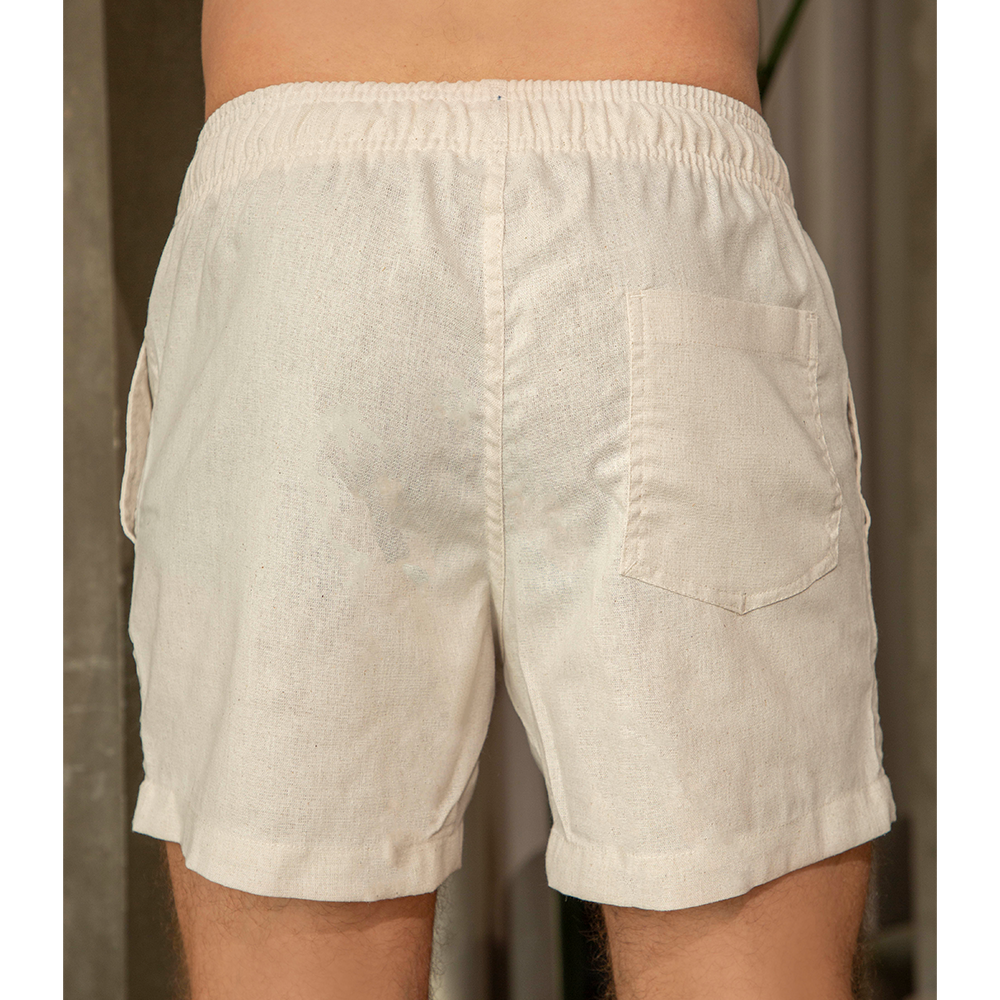 Shorts | Linho Monaco Green