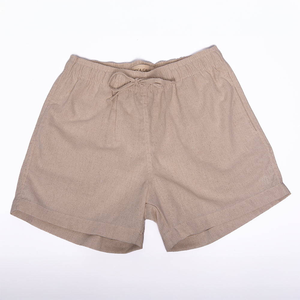 Shorts | Linho Monaco Green