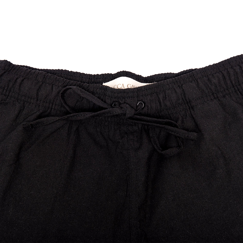 Shorts | Linho Monaco Green