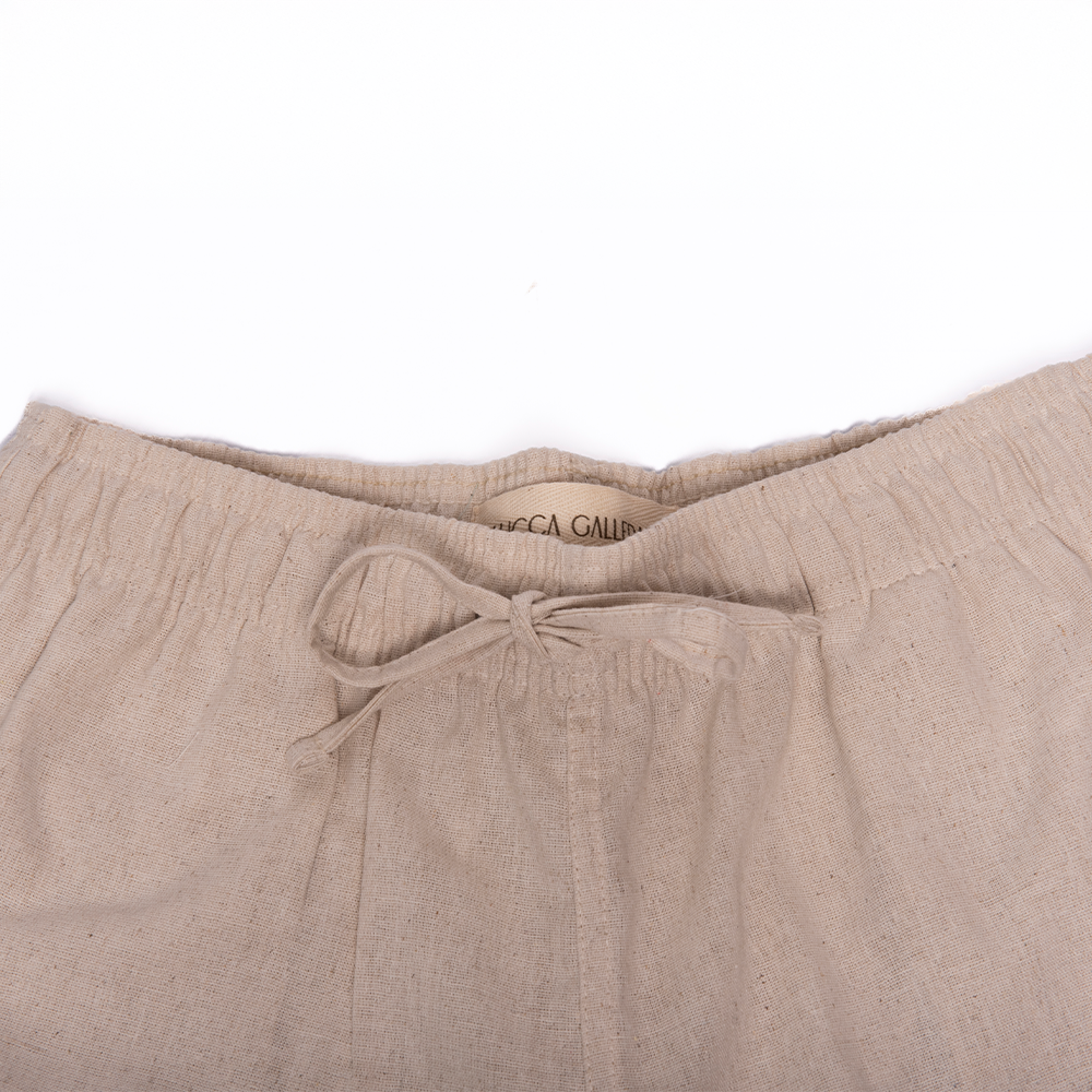 Shorts | Linho Monaco Green