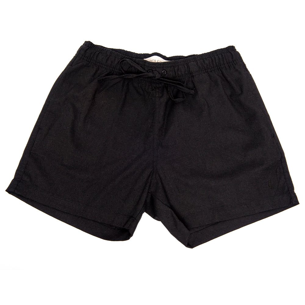 Shorts | Linho Monaco Green