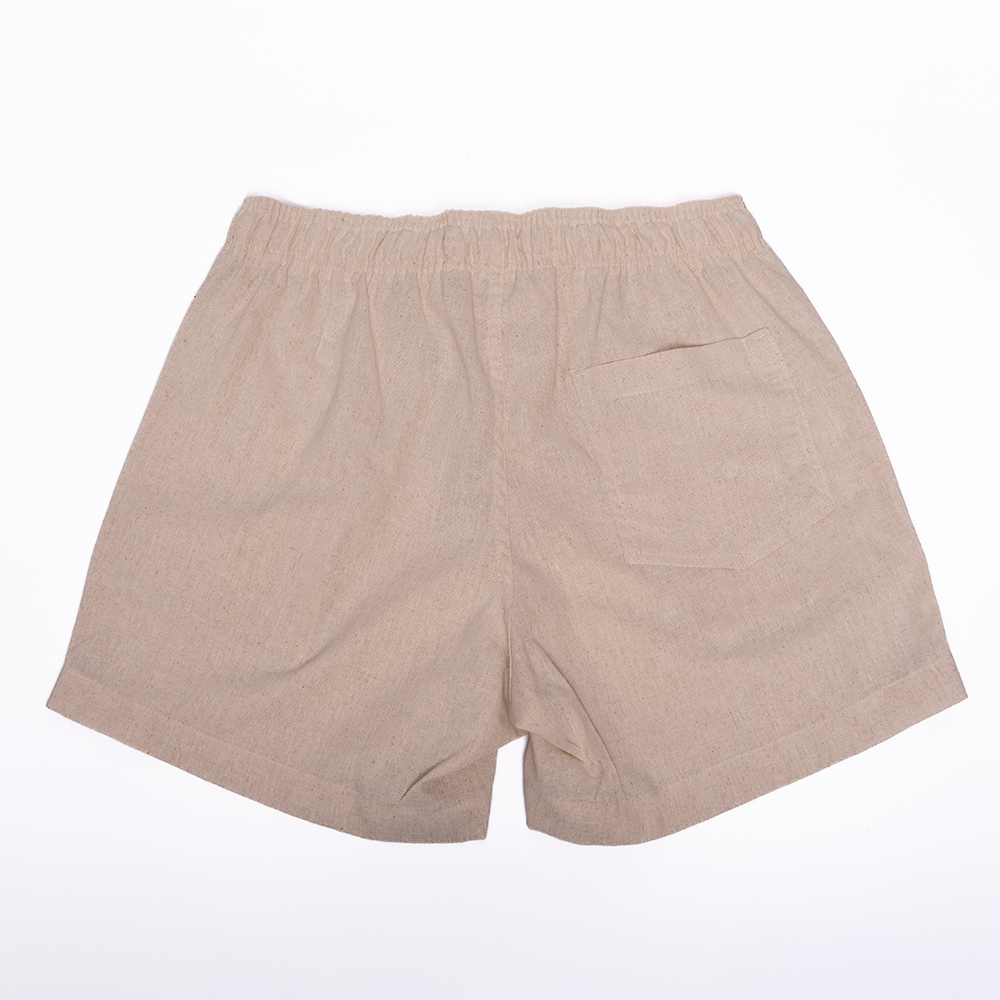 Shorts | Linho Monaco Green