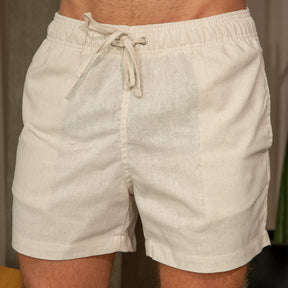 Shorts | Linho Monaco Green