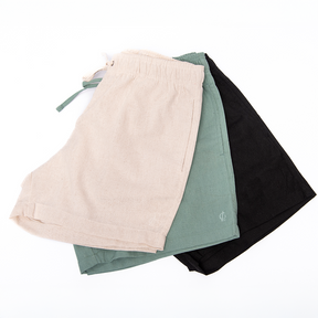 Shorts | Linho Monaco Green